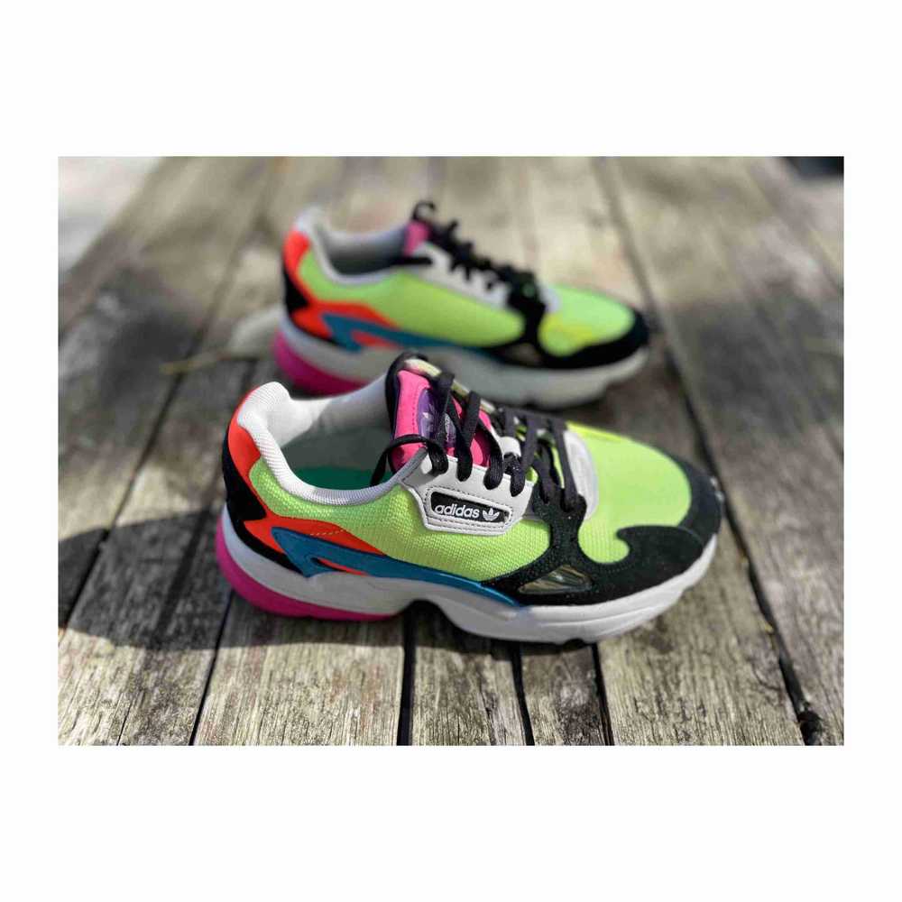 Adidas Falcon Torsion Neon Sneakers Multicolor Wo… - image 1