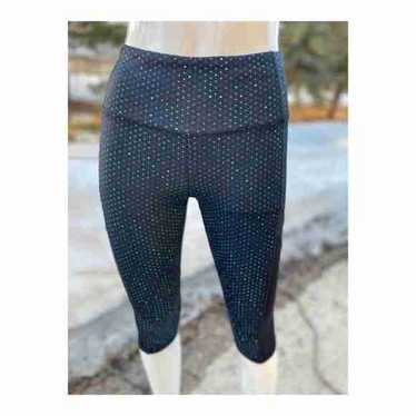 Joe Fresh Crop Athletic Leggings Polka Dot Sz M M… - image 1