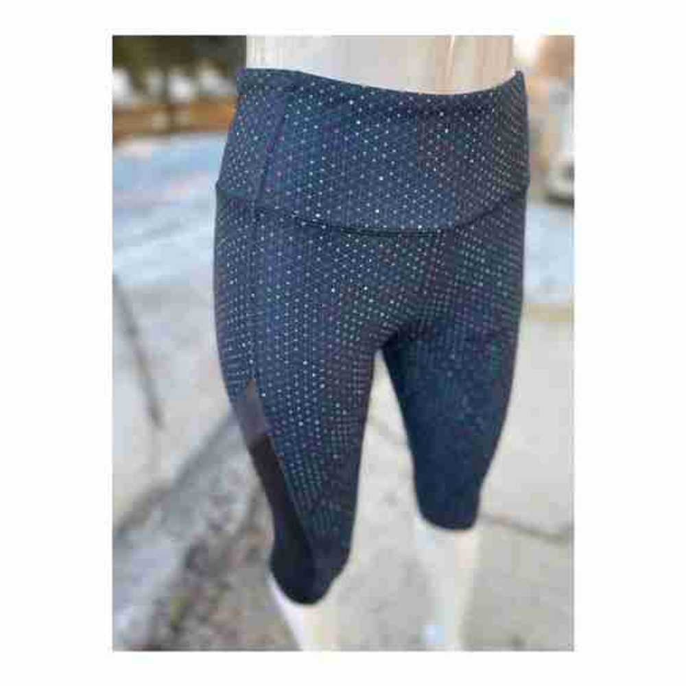 Joe Fresh Crop Athletic Leggings Polka Dot Sz M M… - image 3