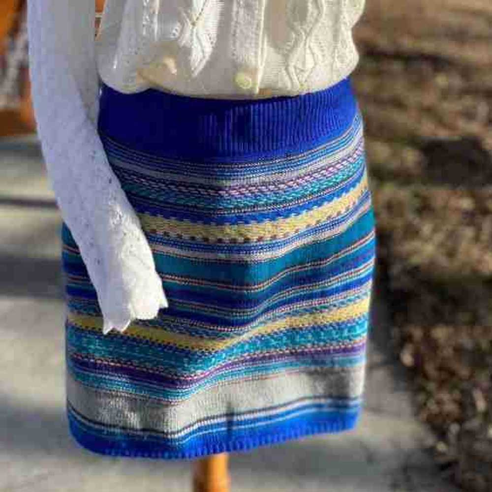 Mossimo for Target Knit Mini Skirt Stretch Boho - image 1