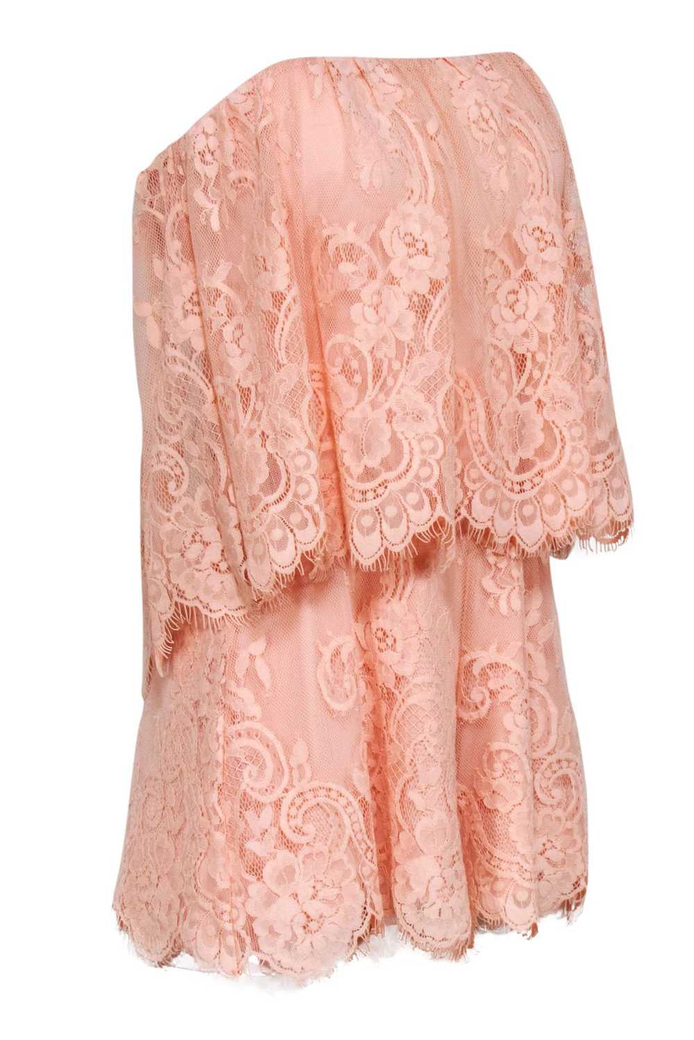 Lovers + Friends - Peach Pink Floral Lace Straple… - image 2