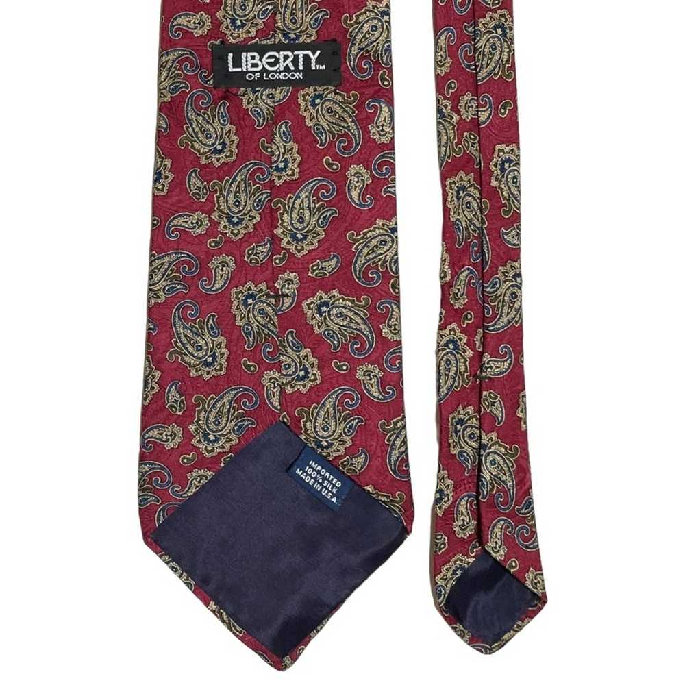 Liberty Of London Vintage Liberty of London Red P… - image 4