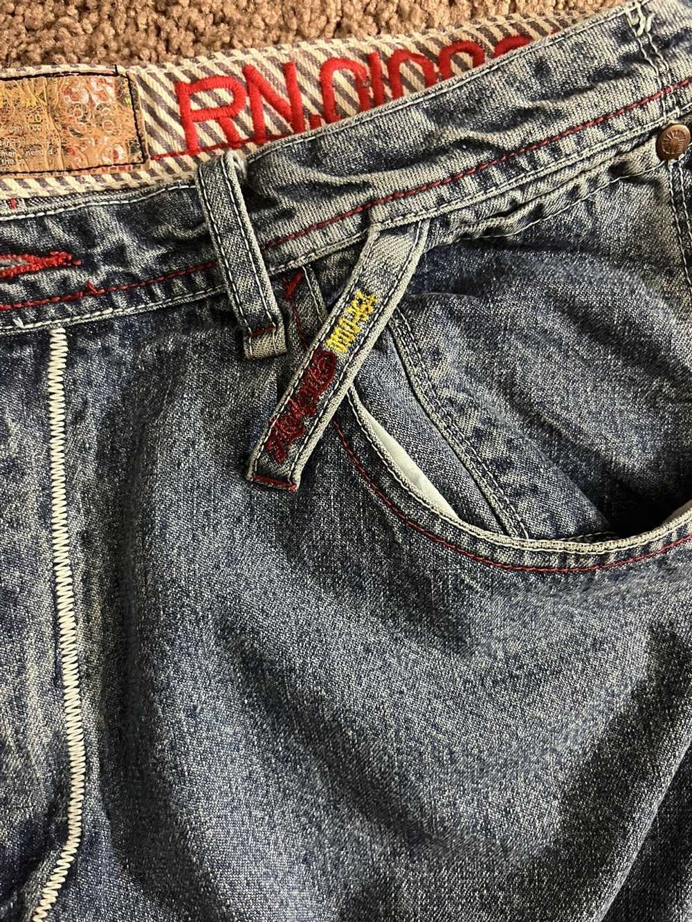 Akademiks embroidered jeans - Gem