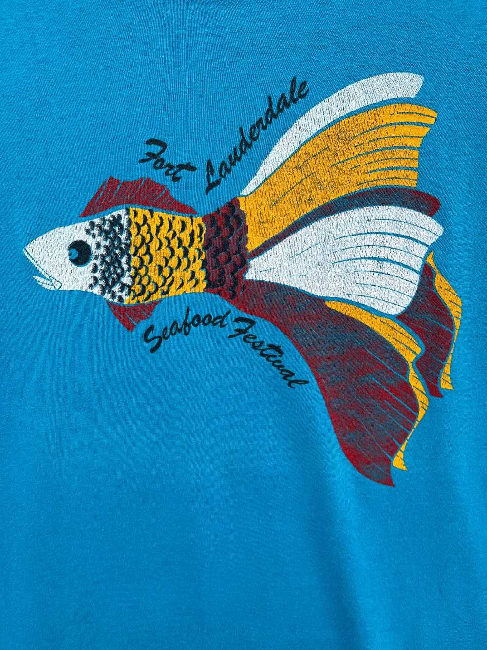 FORT LAUDERDALE SEAFOOD FESTIVAL FISH GRAPHIC T-S… - image 4