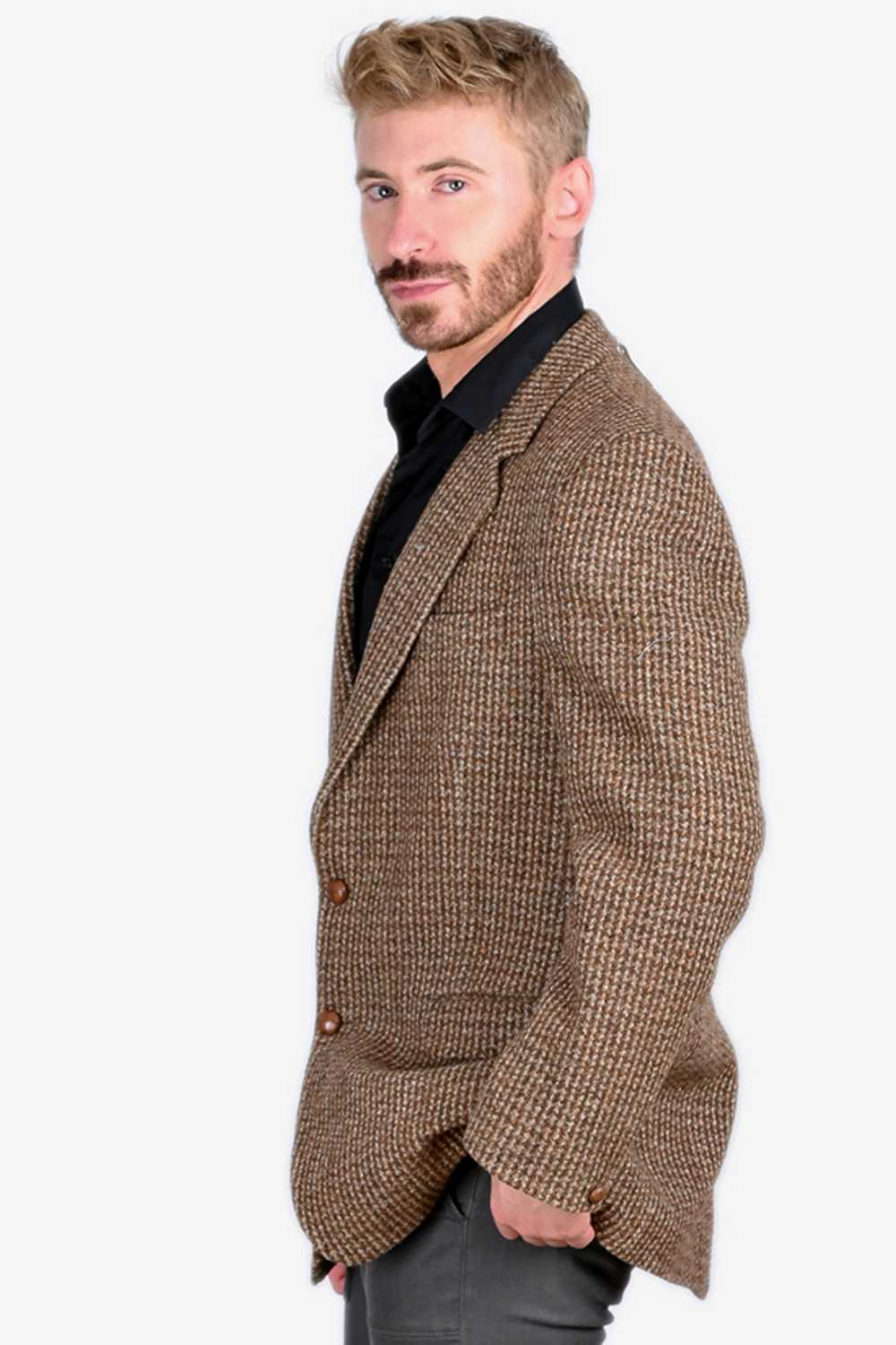 Vintage 1960’s Harris Tweed Jacket | Size 40 M - image 3