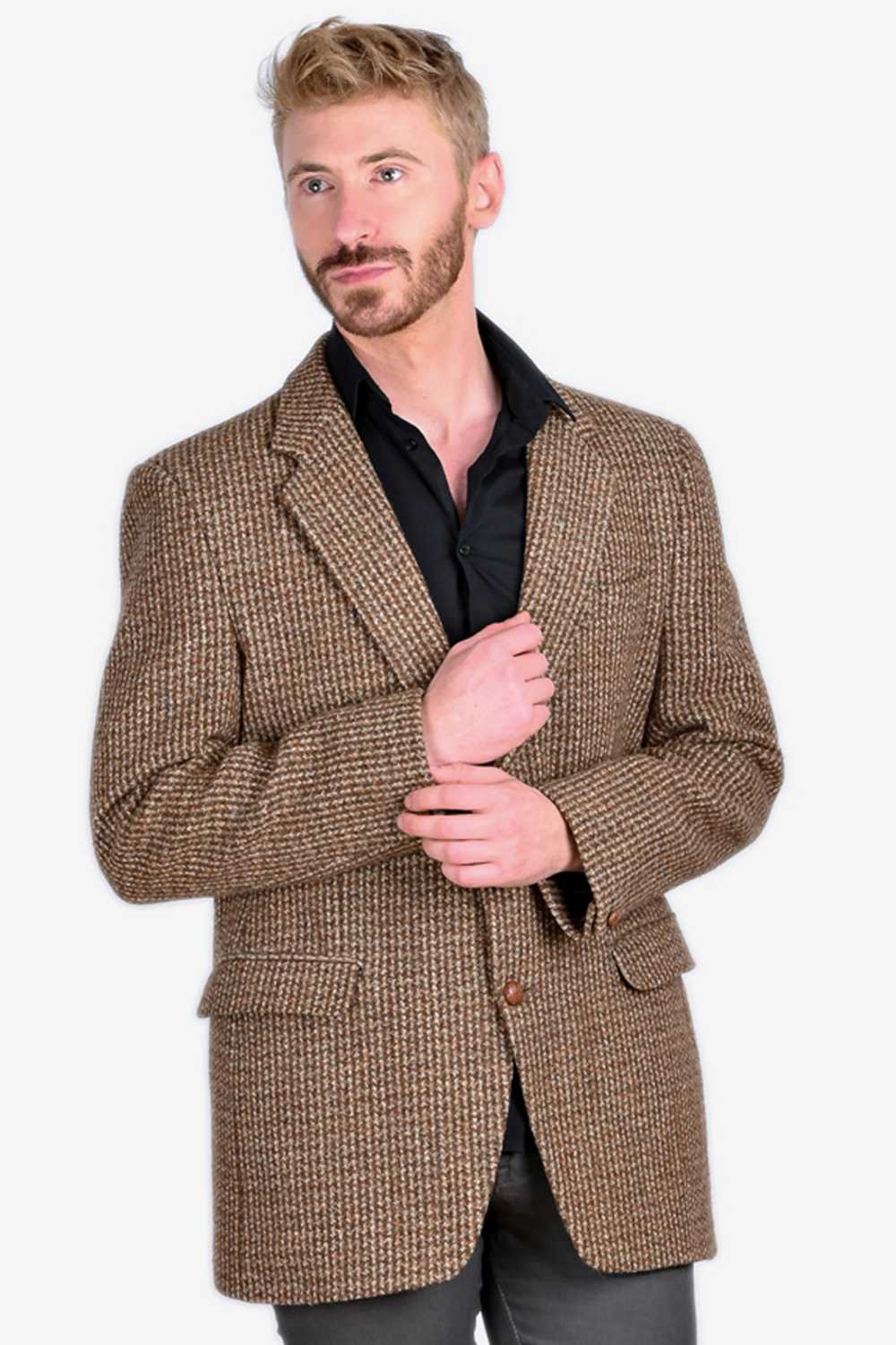 Vintage 1960’s Harris Tweed Jacket | Size 40 M - image 4