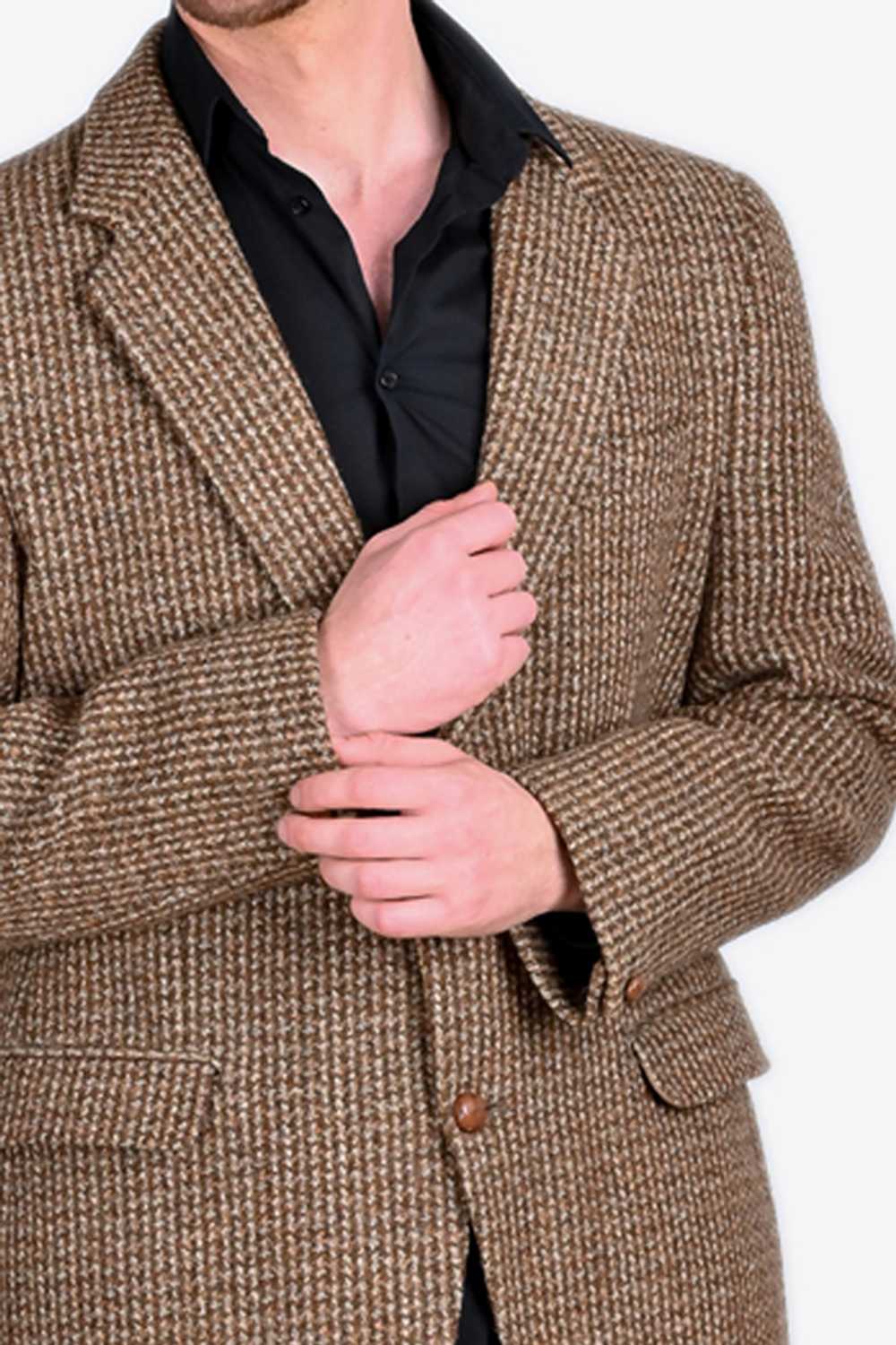 Vintage 1960’s Harris Tweed Jacket | Size 40 M - image 6