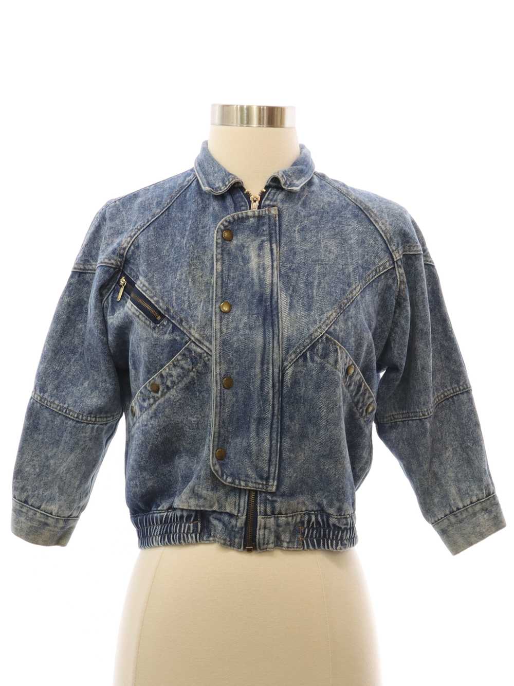 1980's Par Womens or Girls Totally 80s Acid Washed De… - Gem