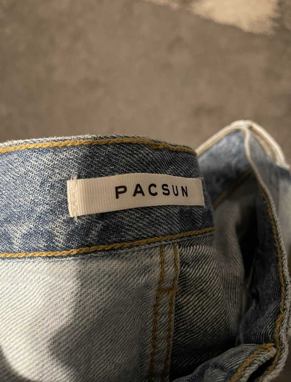 Pacsun × Streetwear Pacsun Slim Taper Patchwork D… - image 2