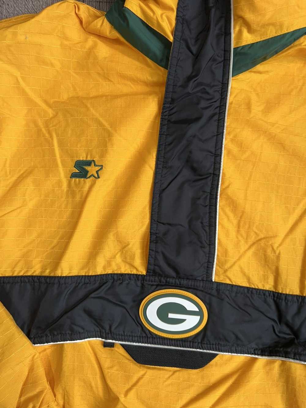 Vintage 00s Green NFL Green Bay Packers Hooded Windbreaker Jacket -  XX-Large Polyester / Cotton mix– Domno Vintage