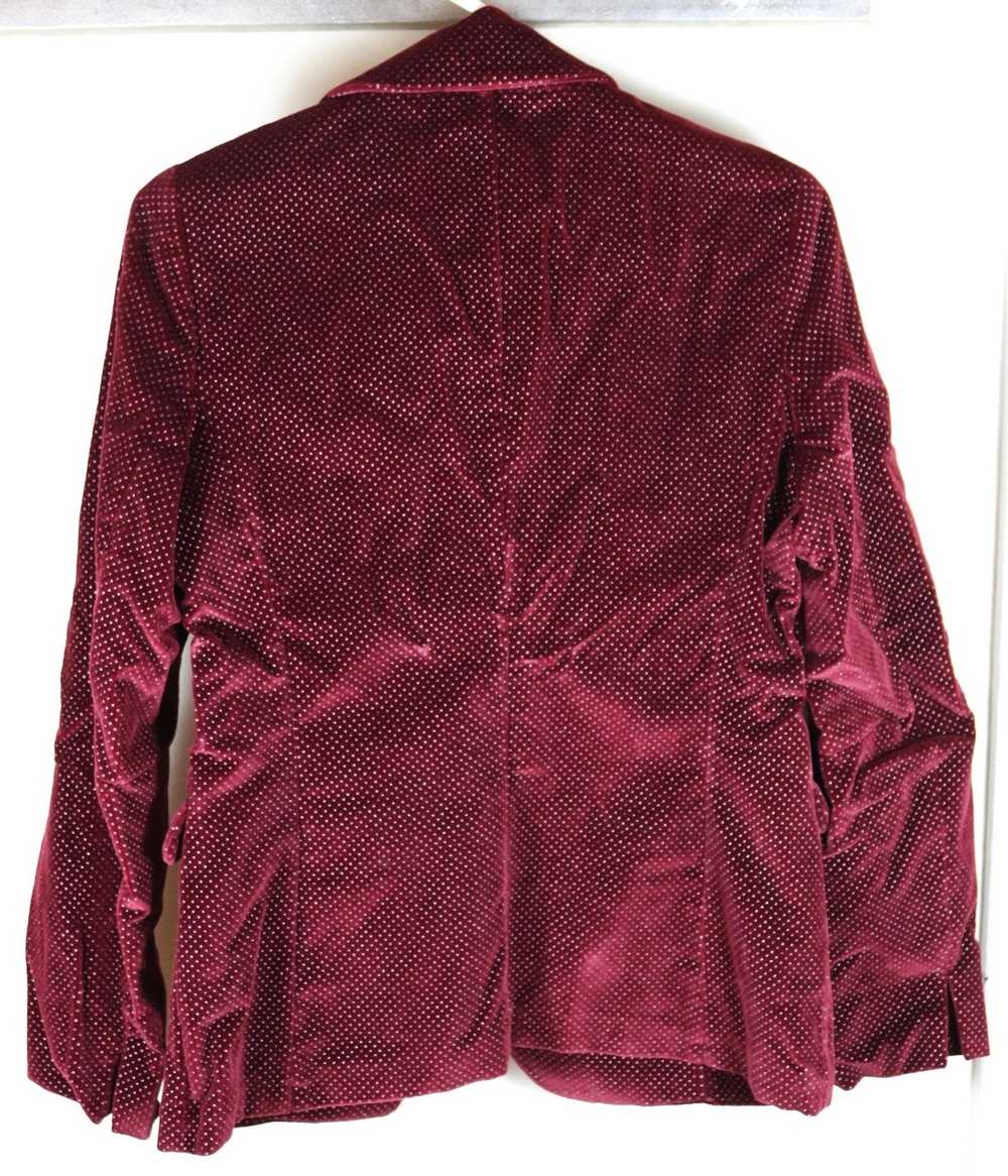 Massimo Alba Massimo Alba Velvet Polka Dot Blazer… - image 5