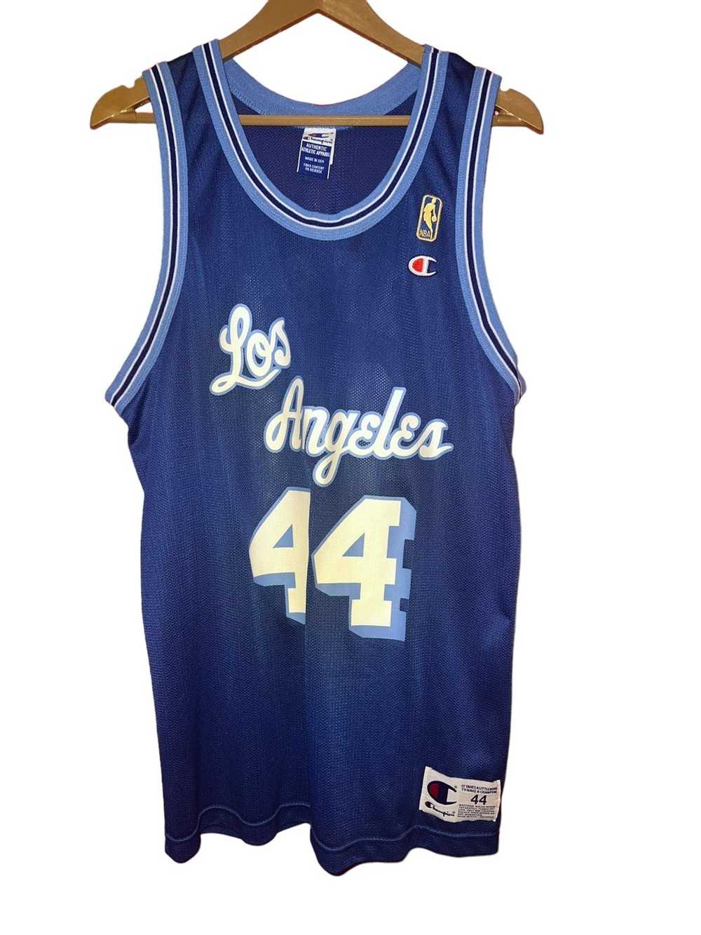 Vintage Los Angeles LA Lakers 73 Dennis Rodman Purple Champion -  Israel