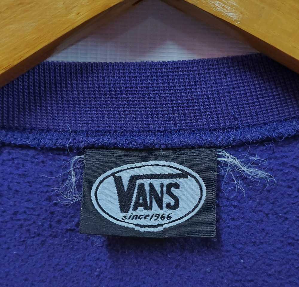 Vans × Vintage Vintage 90's Vans Streetwear Crewn… - image 4