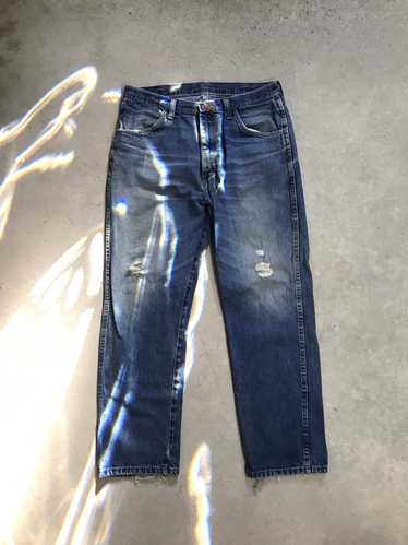 Vintage Vintage Worn Blue Rustler Jeans