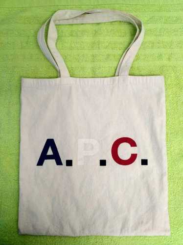 A.P.C. White Large Totebag Tote bag APC