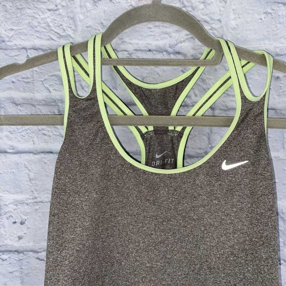 Nike Nike dri fit double strap racerback fitted t… - image 2