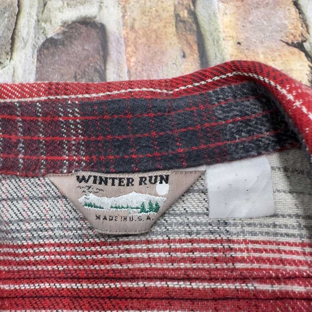 Vintage Vintage Winter Run flannel shirt - image 4