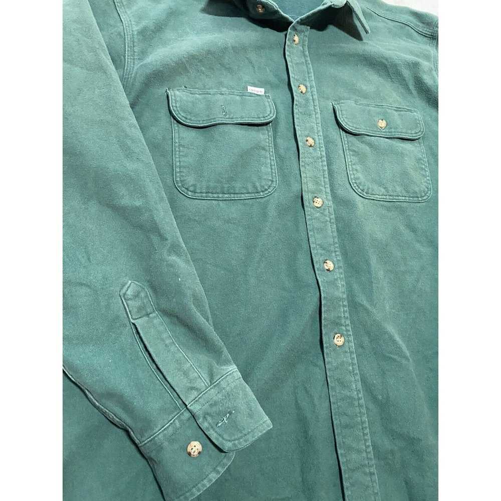 Carhartt Vintage Carhartt Mens XL Flannel Button … - image 2