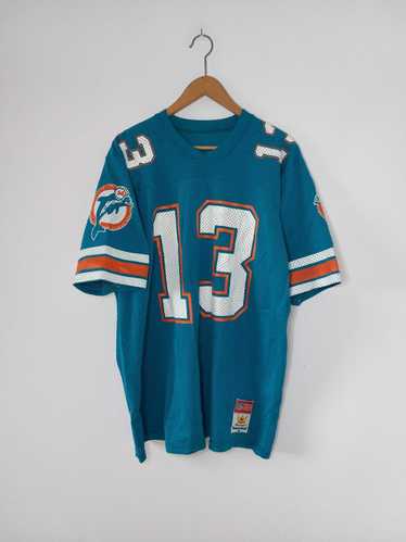 Vintage Sand Knit Keith Byars Miami Dolphins Football Jersey