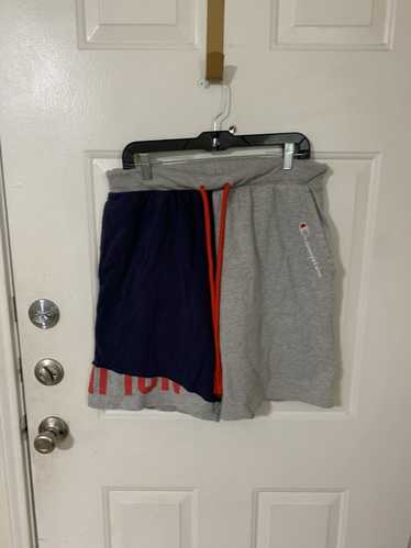 Champion Color Block Drawstring cotton shorts