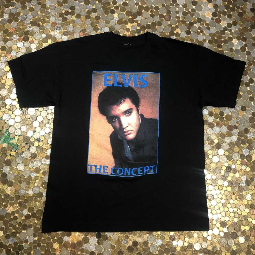 Band Tees × Vintage Elvis 1999 European tour tee … - image 1