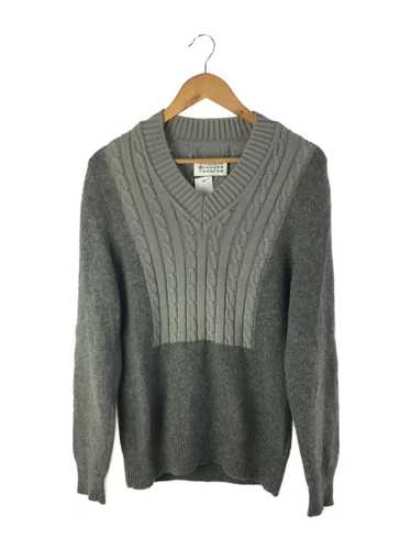 Black Cable Knit Sweater by Maison Margiela on Sale