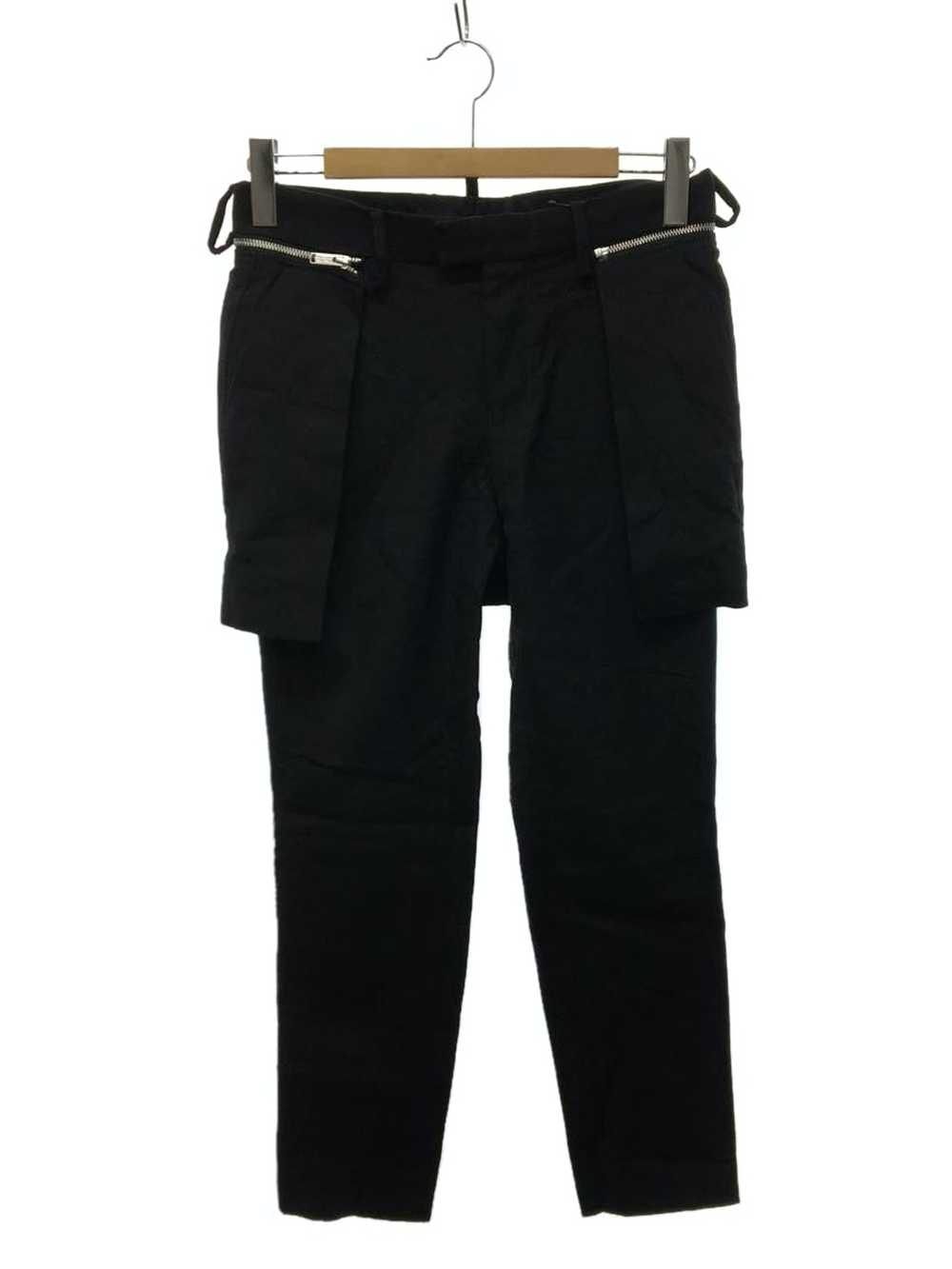 Undercover Cropped Pants Black Apron Wool Zip Des… - image 1