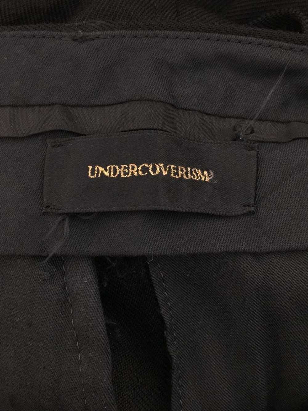 Undercover Cropped Pants Black Apron Wool Zip Des… - image 3