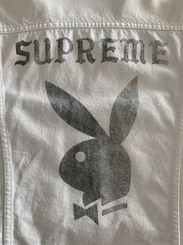 Supreme x Playboy RED Varsity Jacket Size Small RARE Wool Japan
