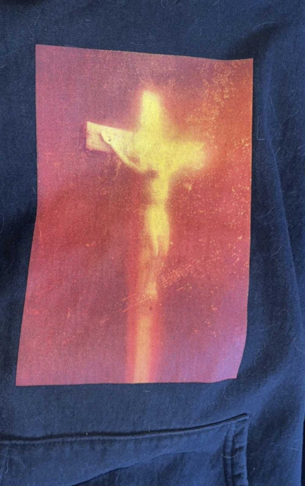 Supreme Piss Christ Hooded Sweatshirt - image 9