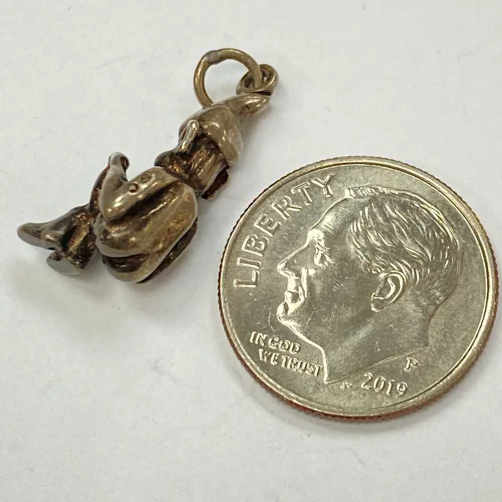 Elf On A Shelf Vintage Charm Sterling Silver Thre… - image 2