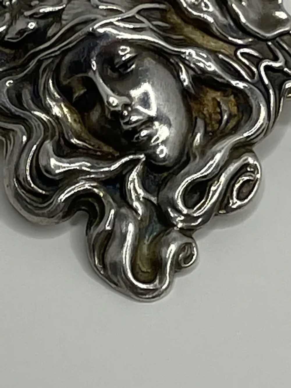 Antique Unger Brothers Sterling Silver Art Nouvea… - image 3