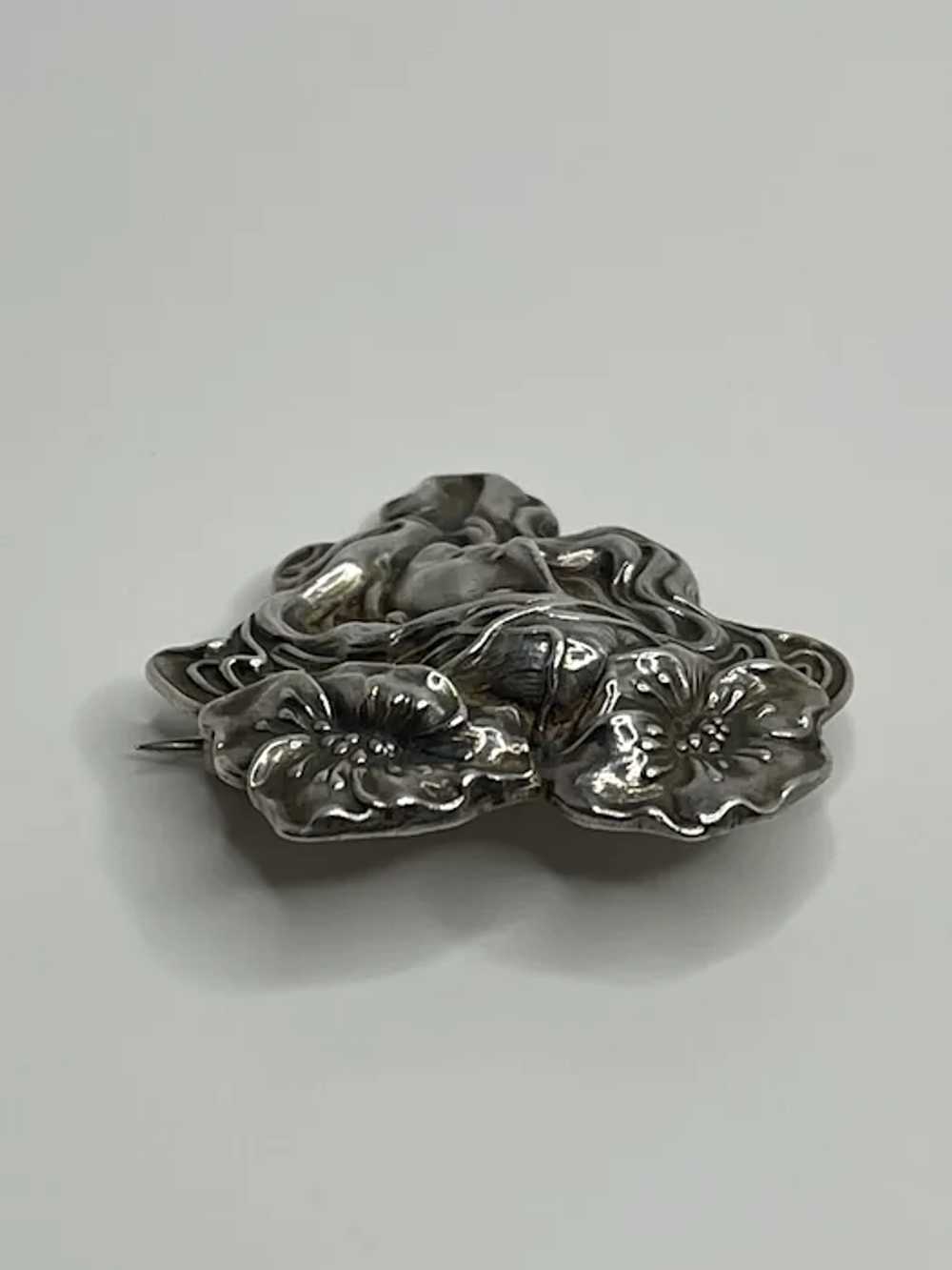 Antique Unger Brothers Sterling Silver Art Nouvea… - image 5