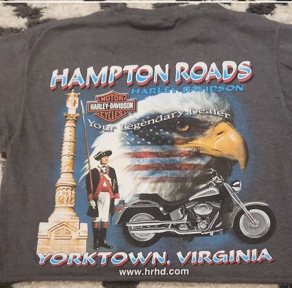 Harley Davidson Your Legendary Dealer VTG Shirt - image 2