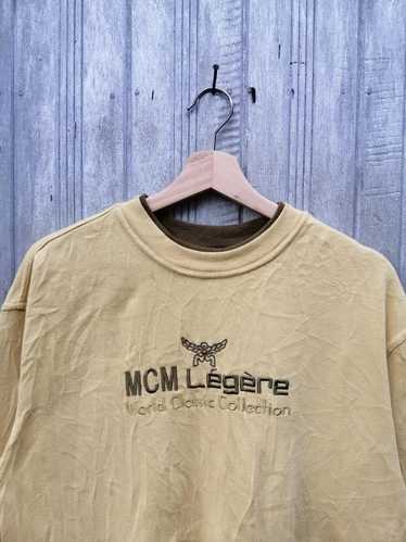 MCM Logo Embroidered Crewneck Sweatshirt – Cettire