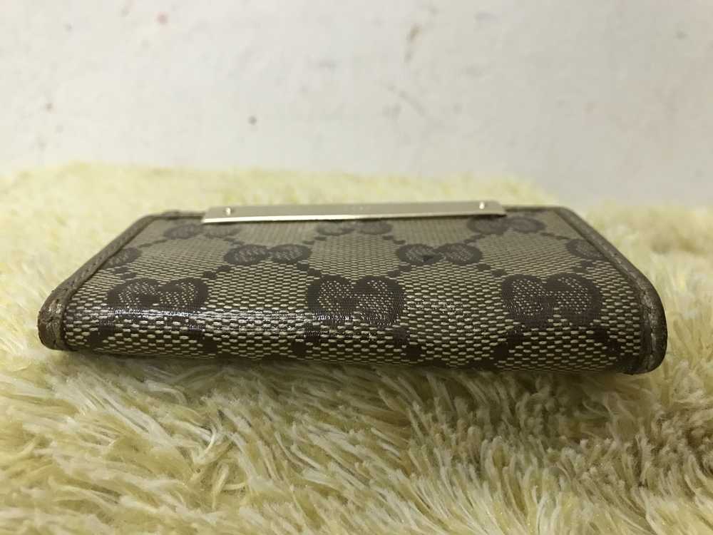 Gucci GG Marmont Leather Key Case 456118 Black Pony-style calfskin  ref.873091 - Joli Closet