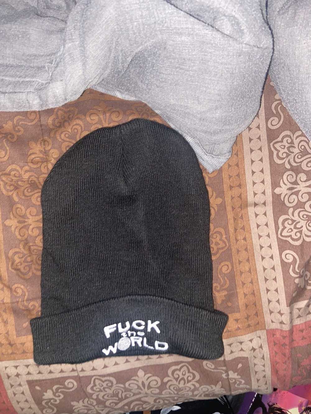 Hats × Vintage Fuck the World Beanie - image 1