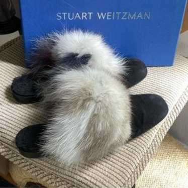 Stuart Weitzman Furgetit Mule Loafer Slides - image 1