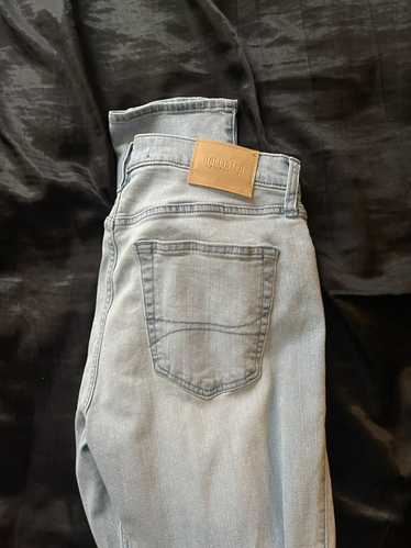 Hollister Hollister stacked distressed jeans