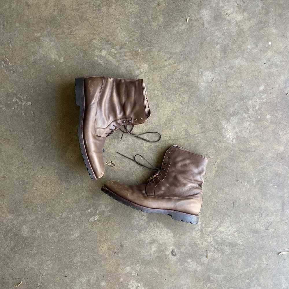 Vintage Vintage Brown Guidi Esque genuine leather… - image 1