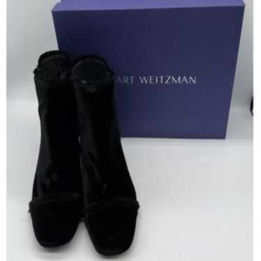 Stuart Weitzman 'On The Fringe' Block Heel Bootie… - image 1