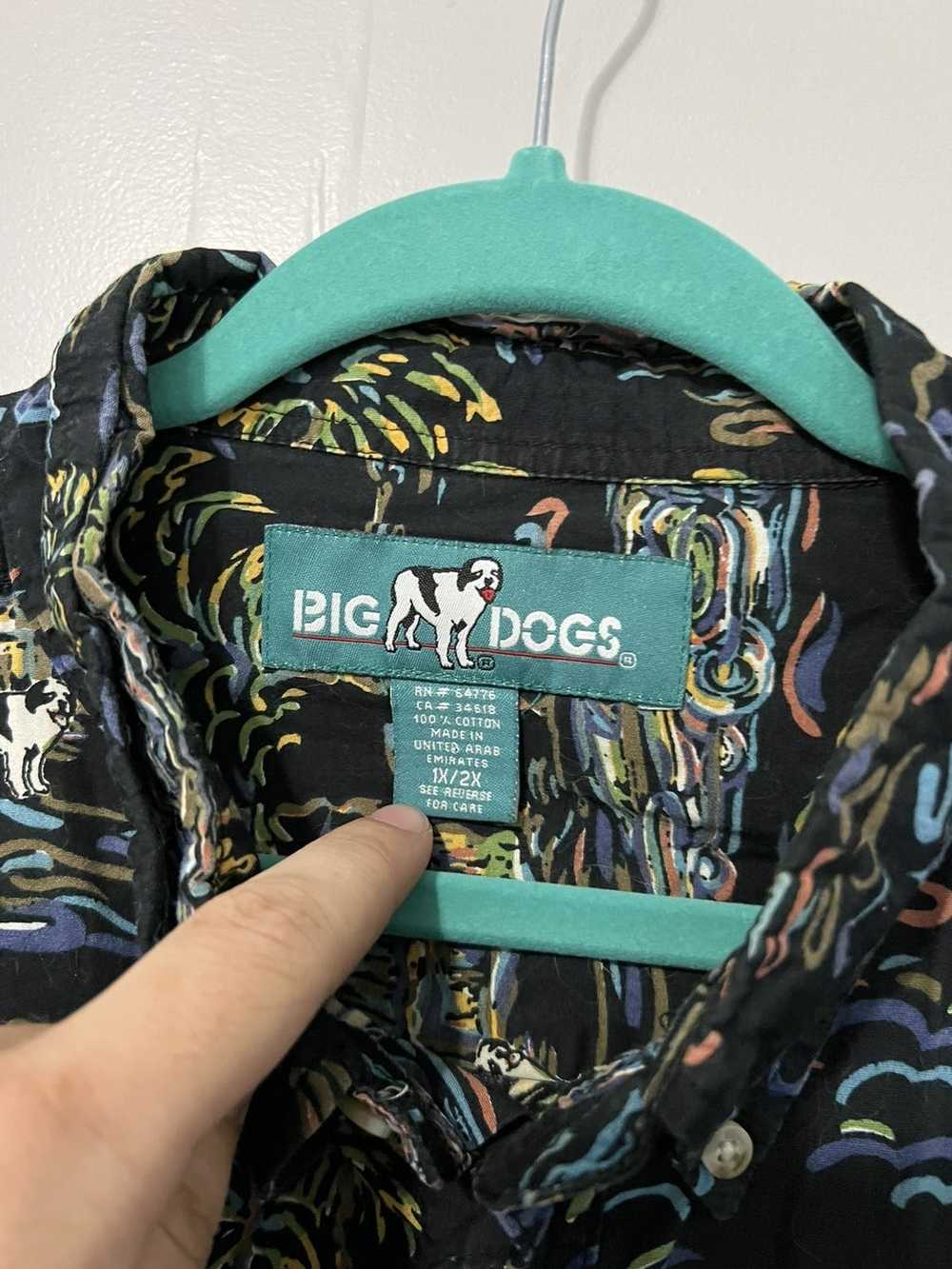 Big Dogs × Vintage Vintage Big Dogs Hawaiian Shirt - image 4