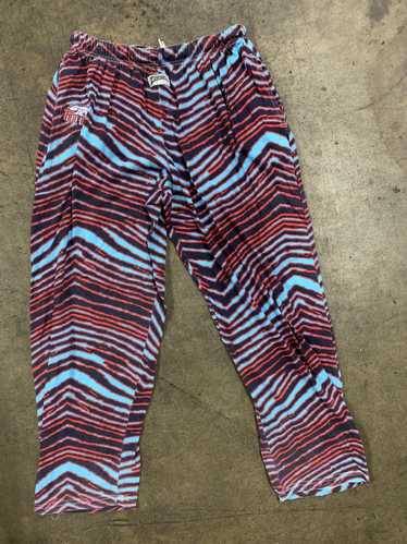 Vintage 80s Mens Pants Zubaz Red Striped Athletic Drop Crotch Elastic USA  Small