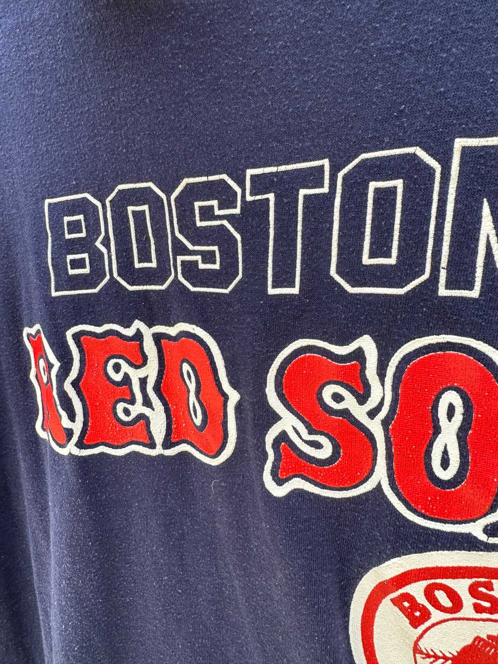 1980's Logo 7 Boston Red Sox T-Shirt - image 2