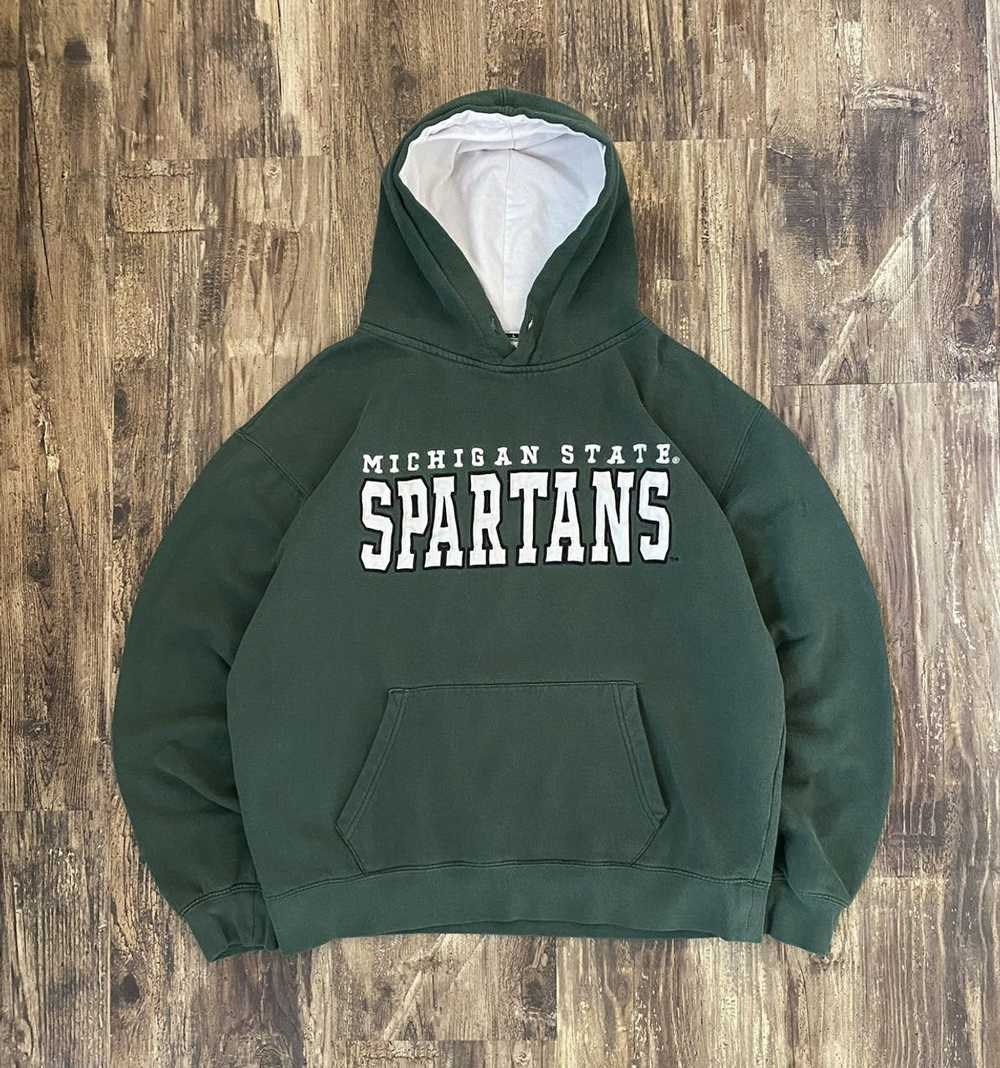 Vintage Y2K 2000s Faded Michigan State Spartans S… - image 1