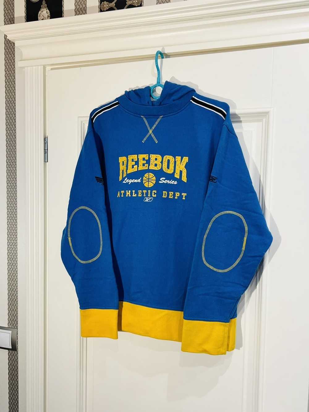 Reebok × Vintage Reebok hoodie vintage sweatshirt… - image 9