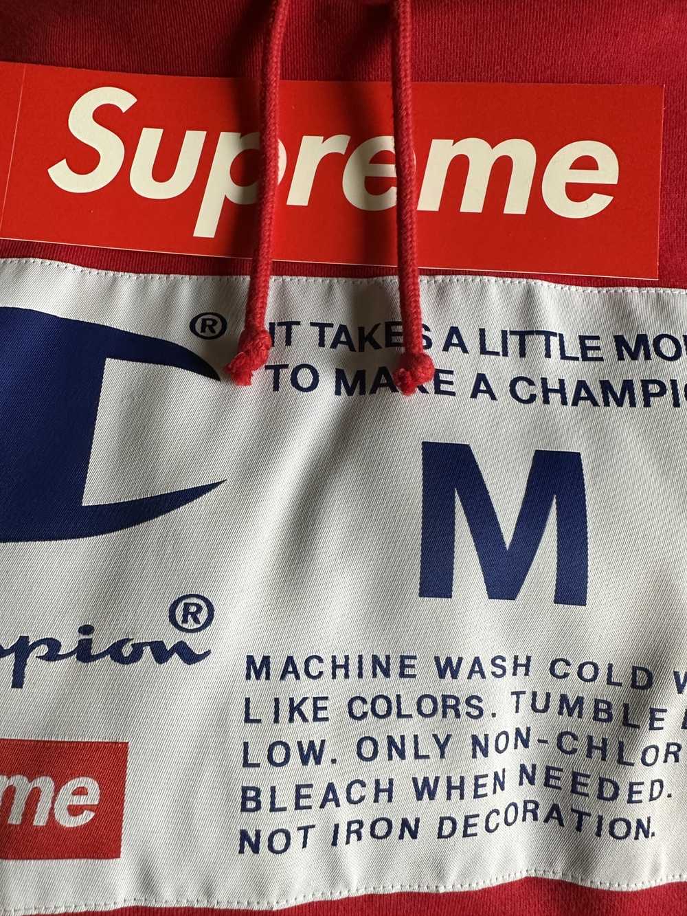 ✓🔥 Supreme x Champion Hooded Sweatshirt FW16 Size Sm… - Gem