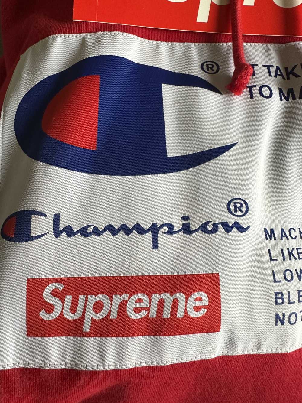 ✓🔥 Supreme x Champion Hooded Sweatshirt FW16 Size Sm… - Gem