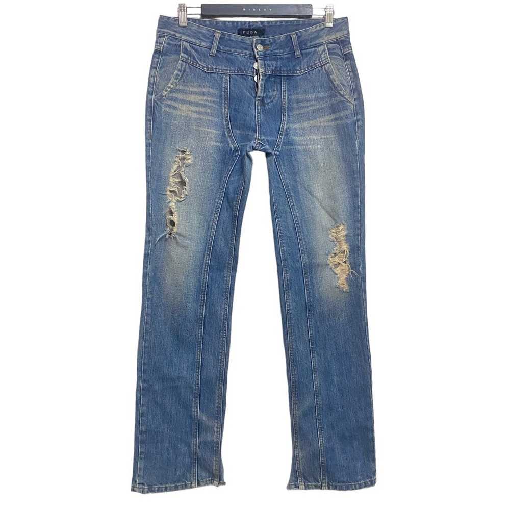 Gostar De Fuga × Japanese Brand FUGA Trashed Jeans - image 1