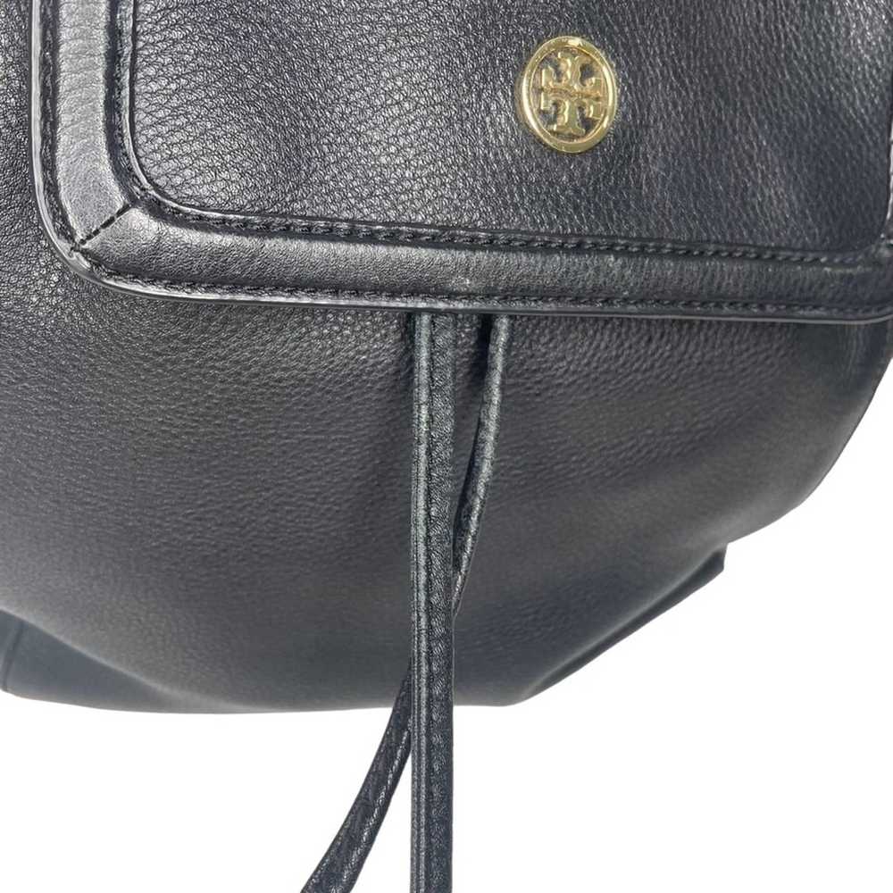 Tory Burch Tory Burch Landon Leather Backpack Bla… - image 5